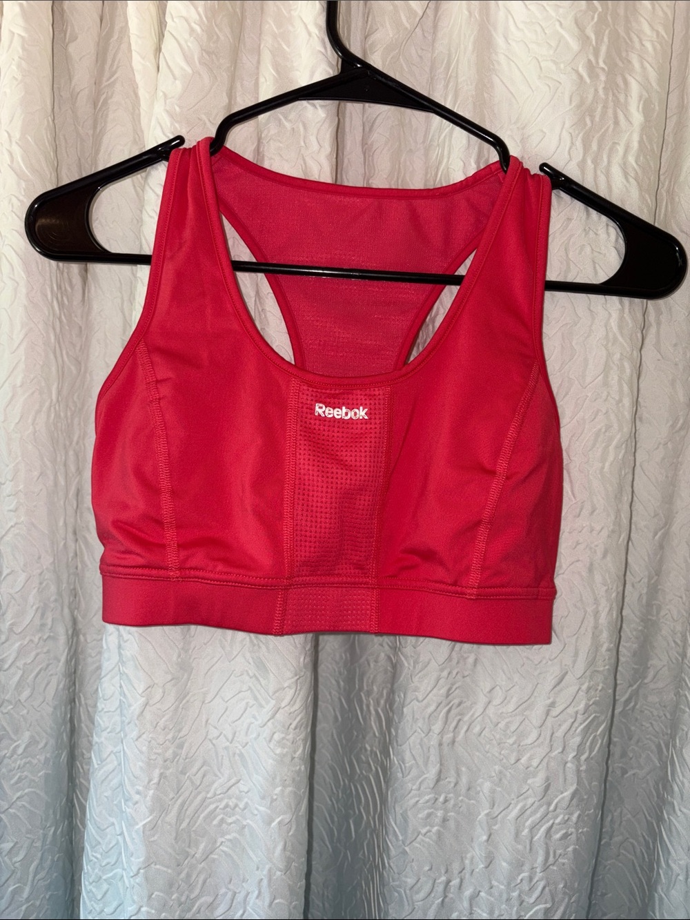 Retro Reebok Red-Pink Racerback Sports Bra - Picture 4 of 4